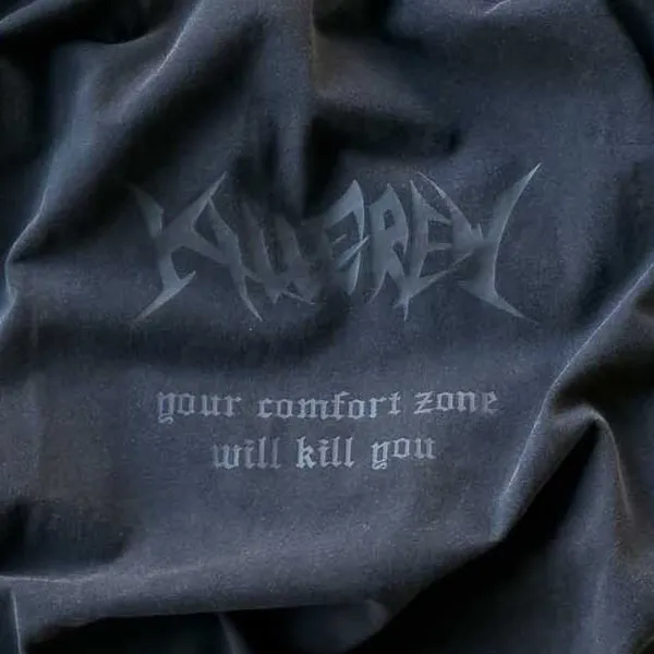 RELAXED FIT "COMFORT ZONE" T-SHIRT - BLACKOUT