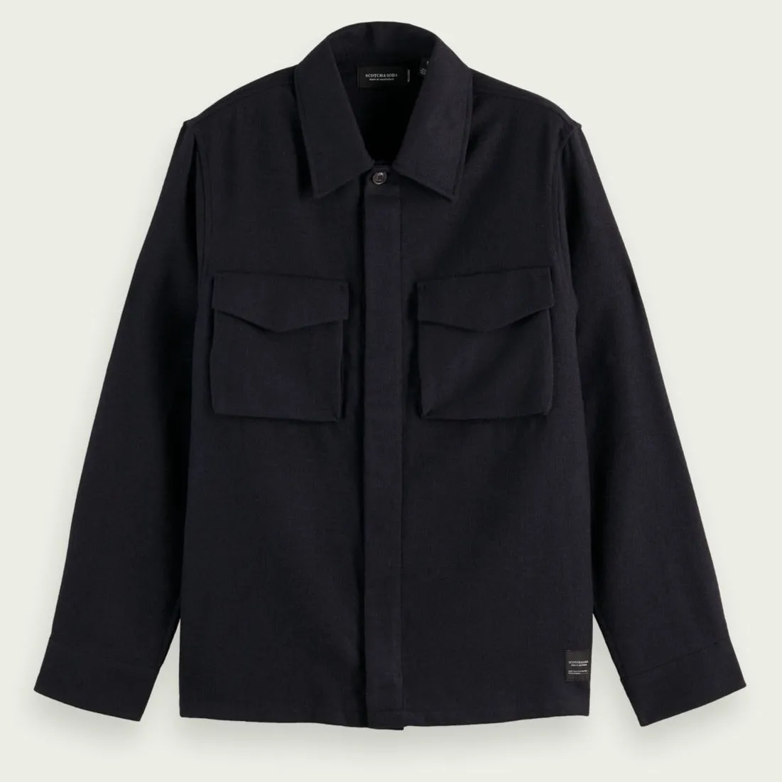 Relaxed Overshirt (Dark Navy)