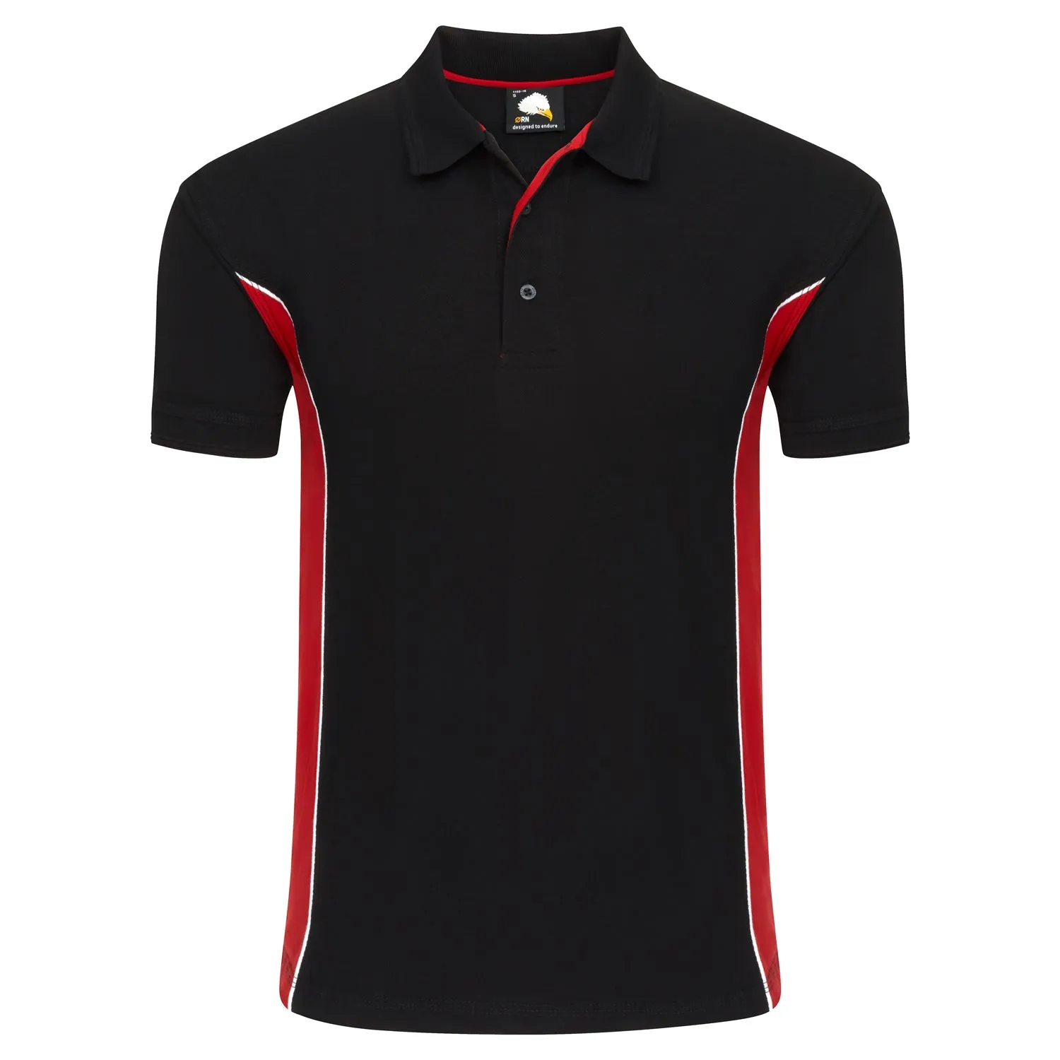 Silverswift Poloshirt | Black - Red