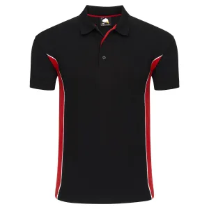 Silverswift Poloshirt | Black - Red