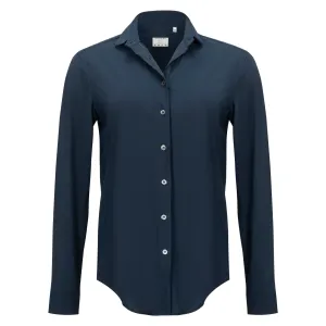 Skin Like Relaxed Button Down - Navy