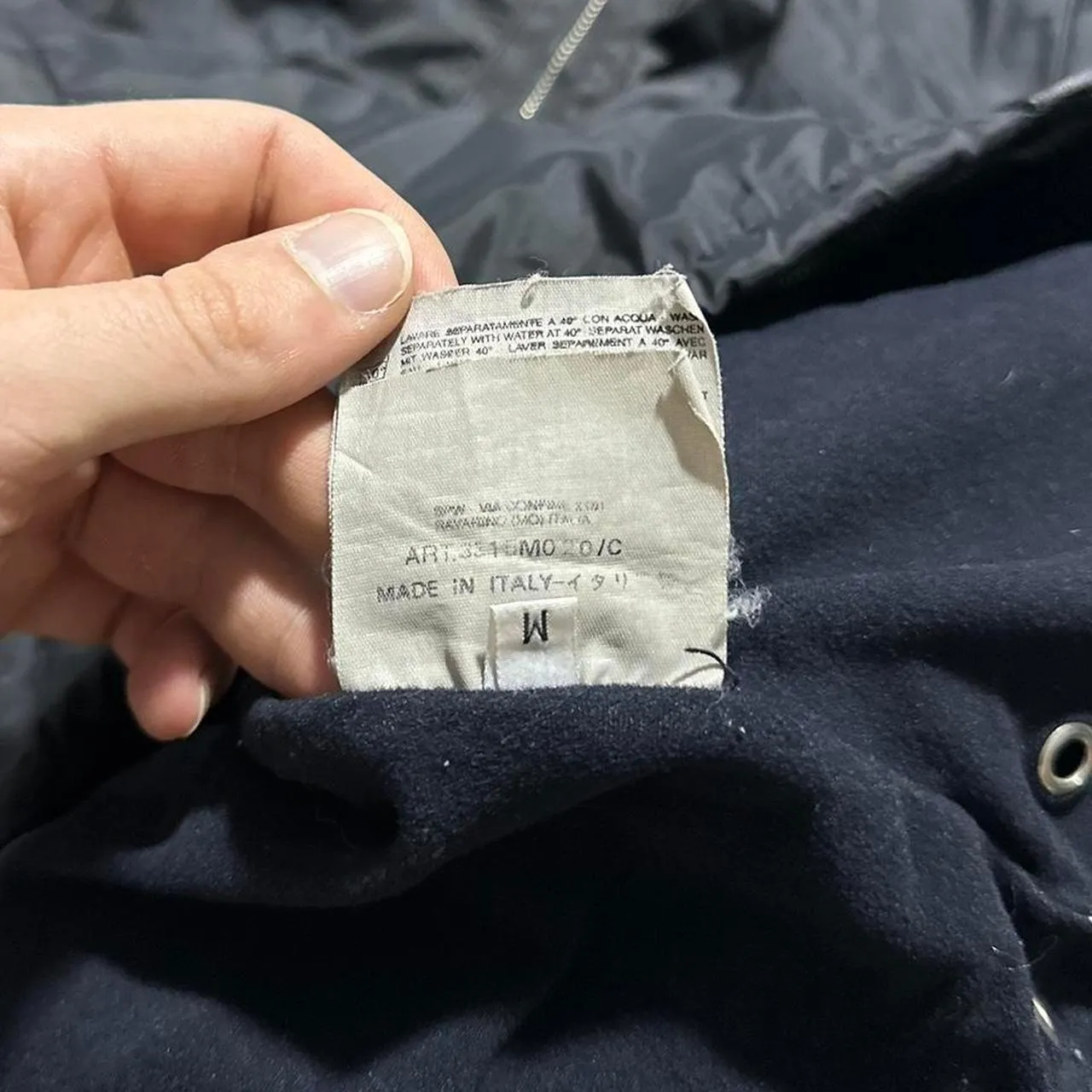 Stone Island 2000 Black Nylon Jacket