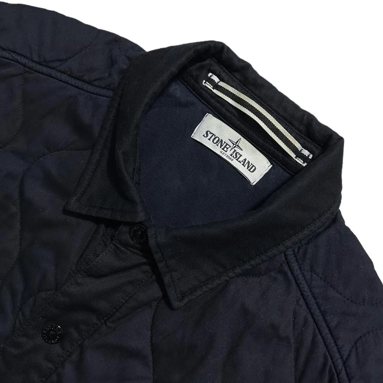 Stone Island Black Quilted Overshirt