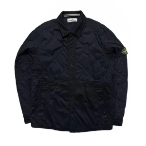 Stone Island Black Quilted Overshirt