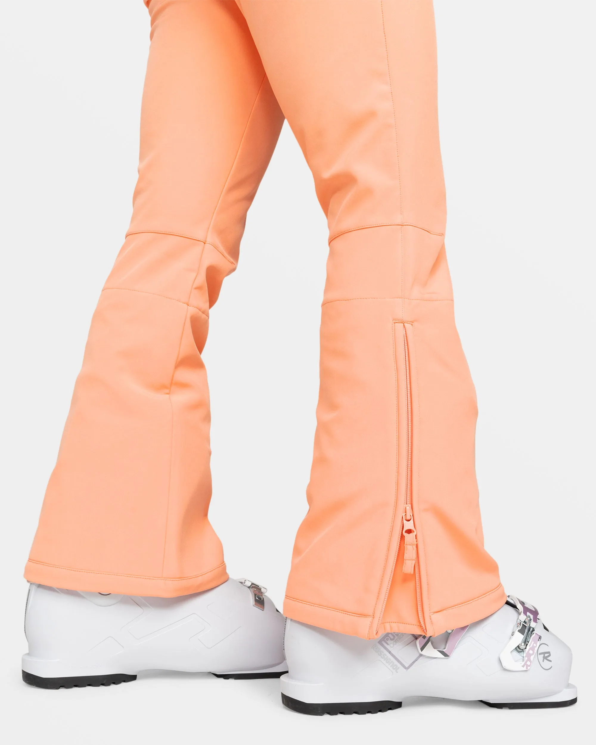 Summit Bib Snow Pants - Peach Pink