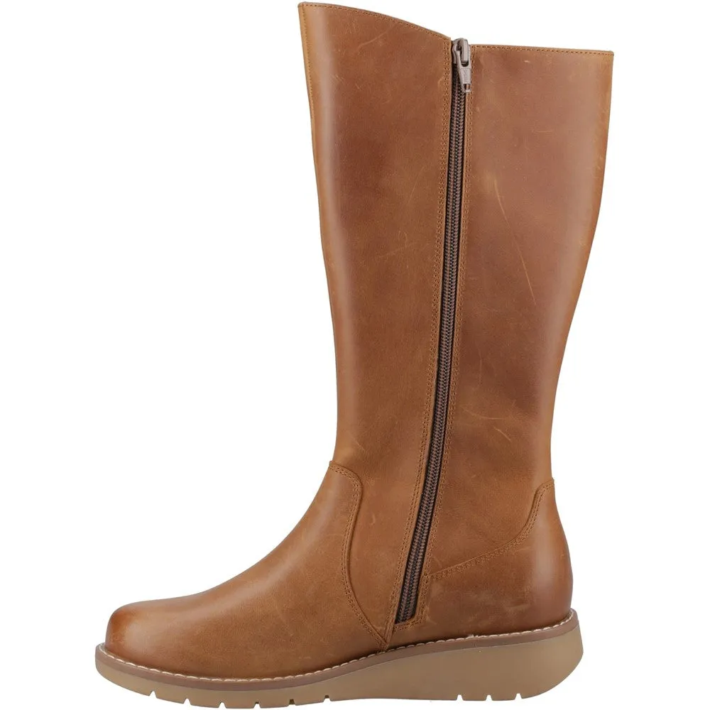 Tan Luna Long Boots