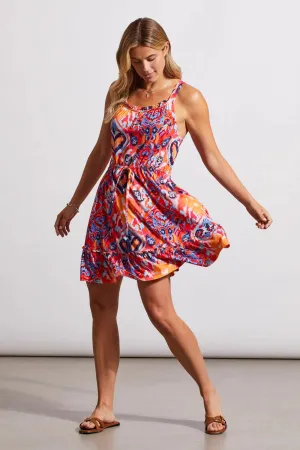 Tribal | Sleeveless Dress with Drawstring Waist | Women's