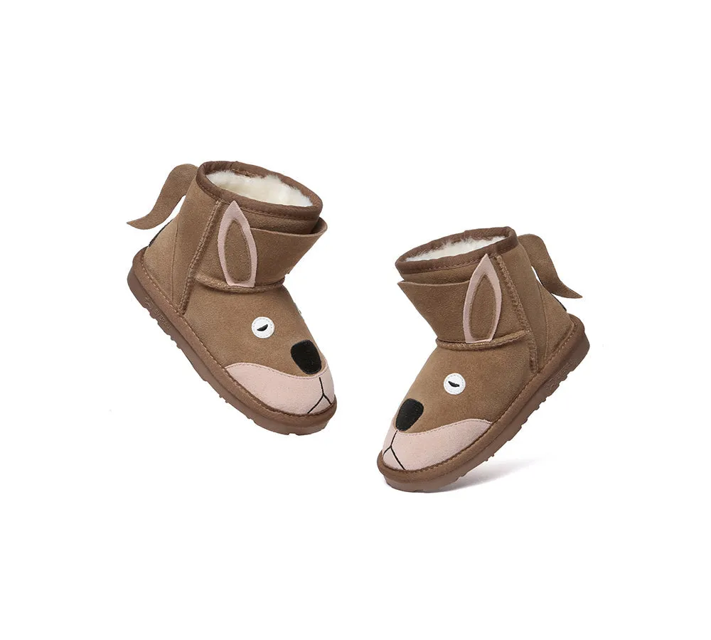 UGG Boots Kids Sheepskin Wool Kangaroo Kids Plus