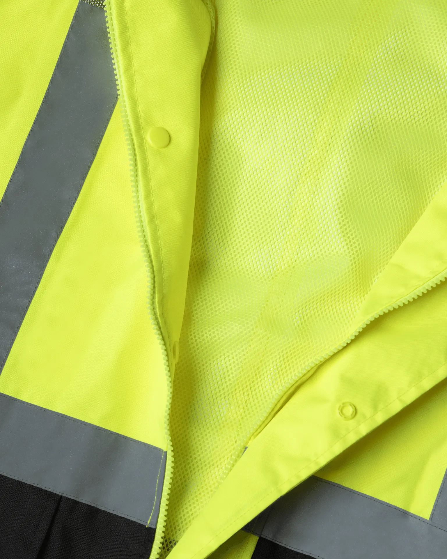 UHV822 HiVis Waterproof Rain Jacket with Teflon™ Fabric Protector