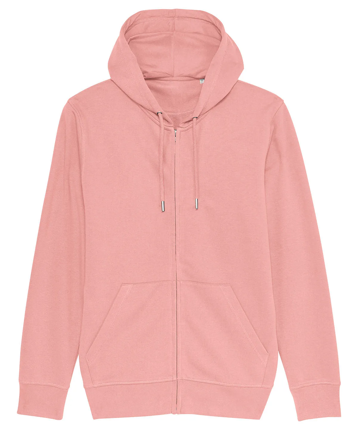 Unisex Connector essential zip-thru hoodie sweatshirt (STSU820) | Canyon Pink