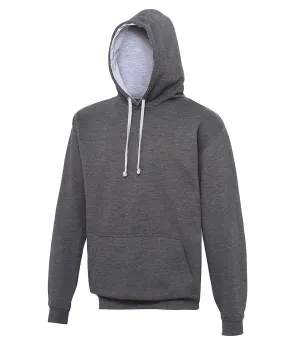 Varsity hoodie | Charcoal/Heather Grey