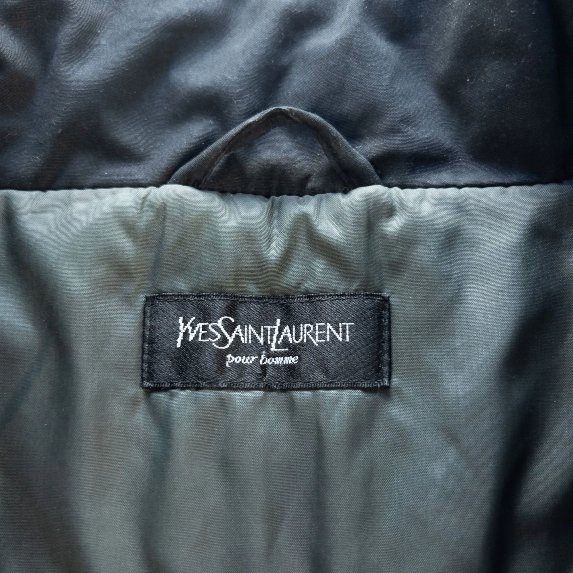 Vintage YSL Yves Saint Laurent Padded Jacket Size L