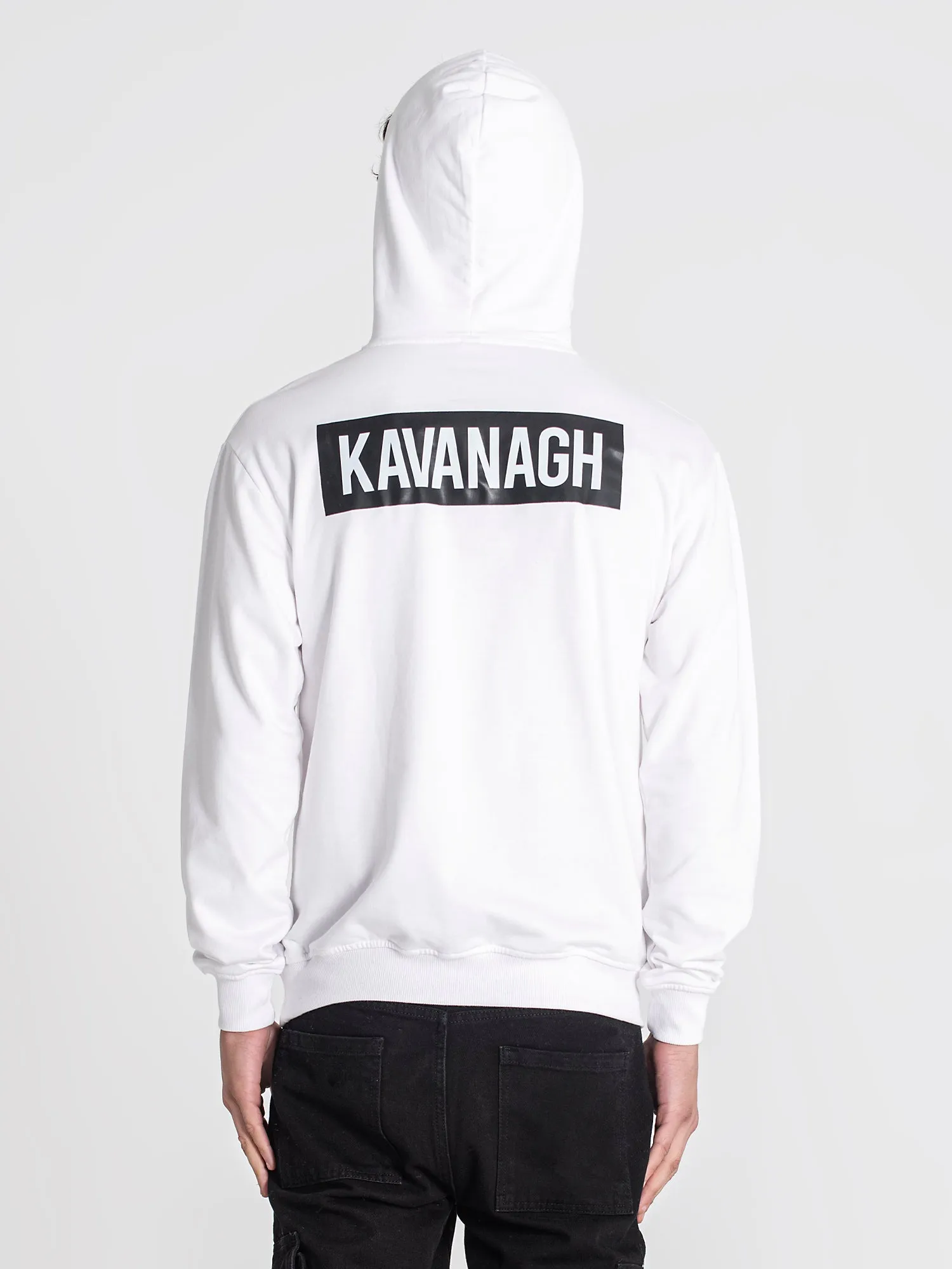 White Alert Hoodie