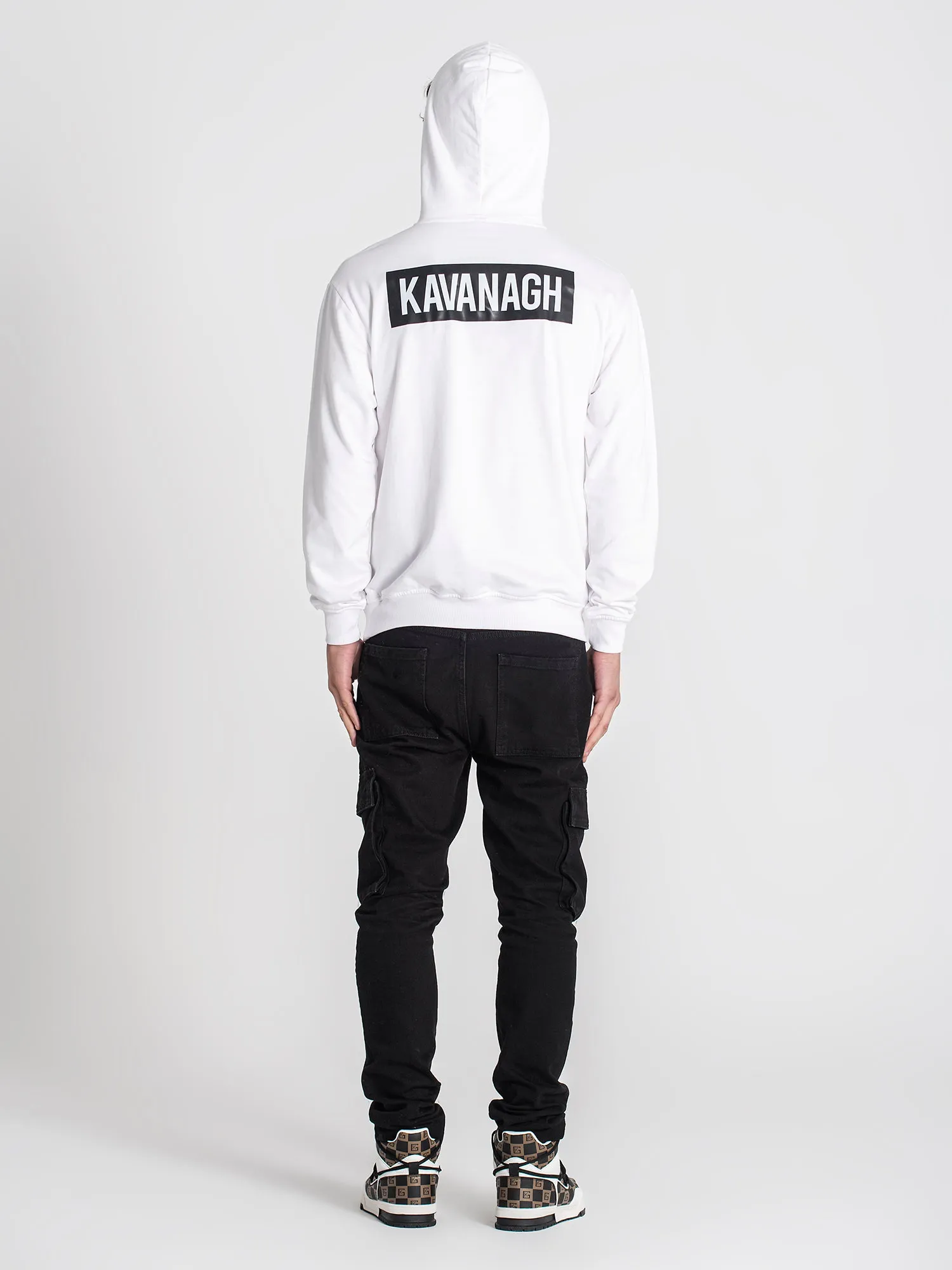 White Alert Hoodie